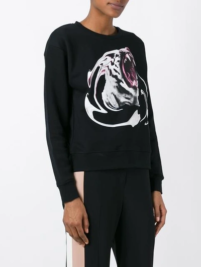 Shop Marcelo Burlon County Of Milan Tiger Print Sweatshirt
