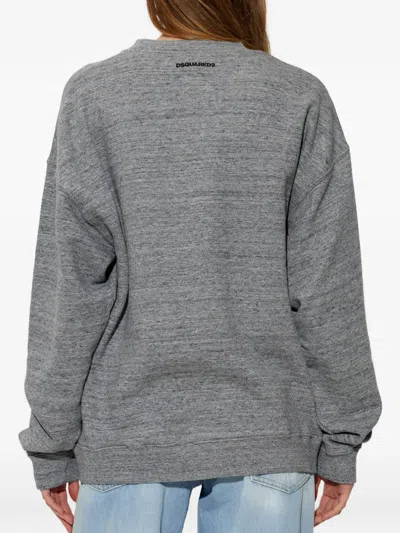 Dsquared2 Lettered Sweatshirt In Gray