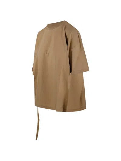 Nude Drawstring T-shirt In Gray