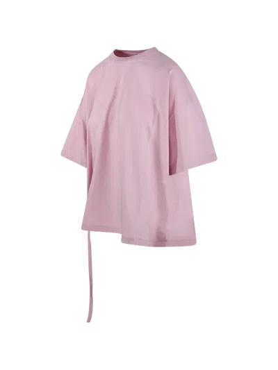 Nude Drawstring T-shirt In Green