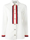 GUCCI Web bow shirt,DRYCLEANONLY