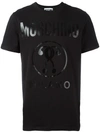 MOSCHINO logo print T-shirt,HANDWASH