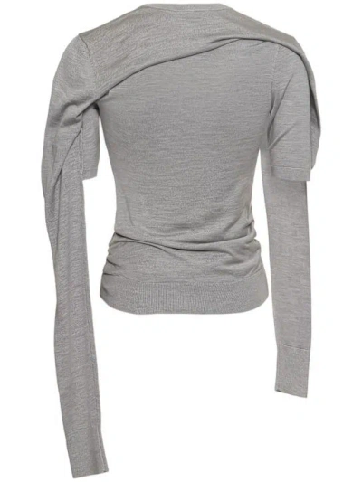 Acne Studios Crew Neck Top In Multi