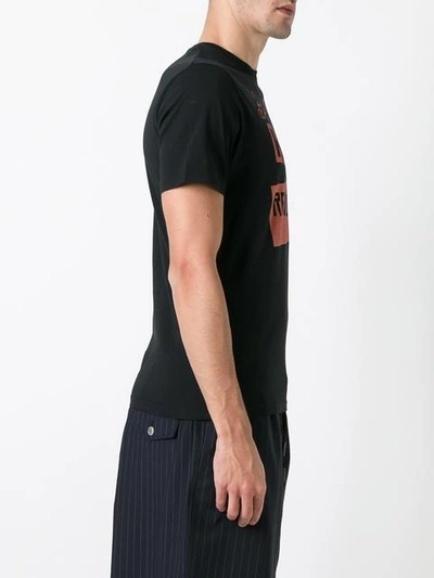 Shop Vivienne Westwood Man 'be Specific' Print T-shirt In Black