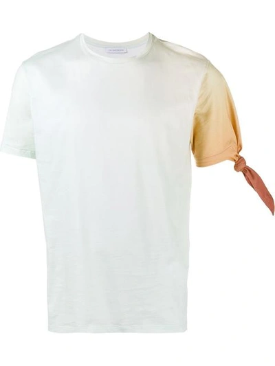 Jw Anderson Tie Dye Knot Sleeve T-shirt In Parma