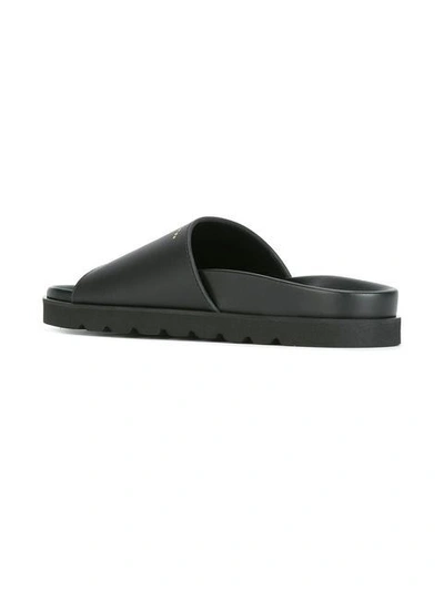 Shop Giuseppe Zanotti Neil Slides In Black