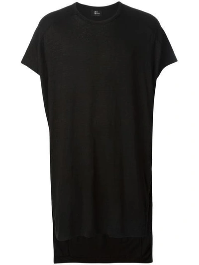 Shop Lost & Found Ria Dunn Asymmetric T-shirt - Black