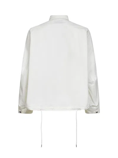 Studio Nicholson Salt Slub Cotton Twill Stowe Polo Shirt In Multi