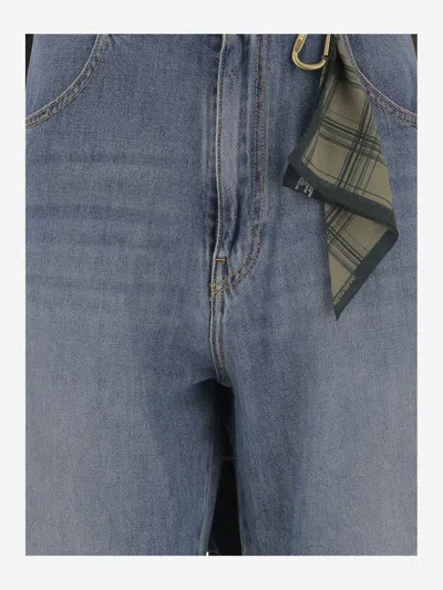 Darkpark Multi-pocket Jeans In Blue