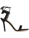 CHARLOTTE OLYMPIA Salsa 95 sandals,SUEDE100%