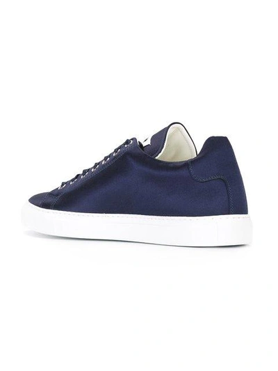 Shop Jil Sander Lace-up Sneakers - Blue