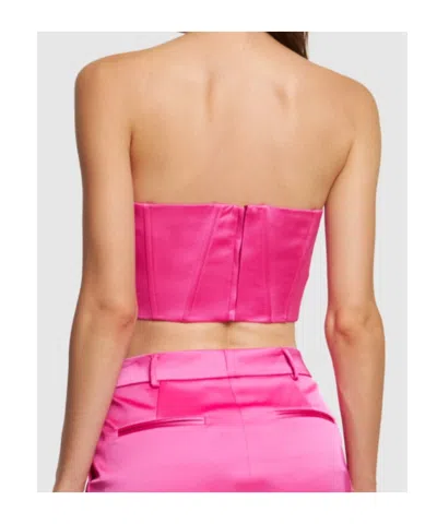 Giuseppe Di Morabito Bustier Top In Pink