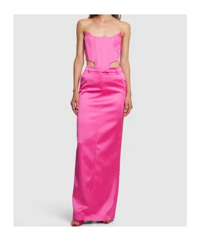 Giuseppe Di Morabito Bustier Top In Pink