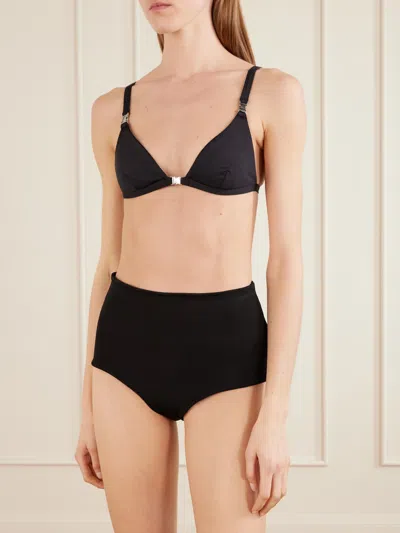 Staud Myra Bikini Top In Black