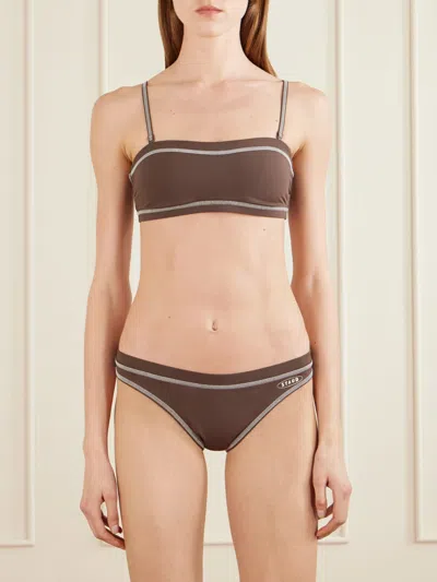Staud Gemma Bikini Bottoms Java In Brown