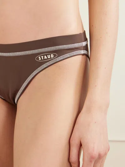 Staud Gemma Bikini Bottoms Java In Brown