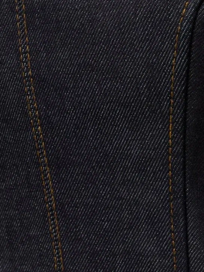 Aya Muse Non-stretch Denim Jacket In Black