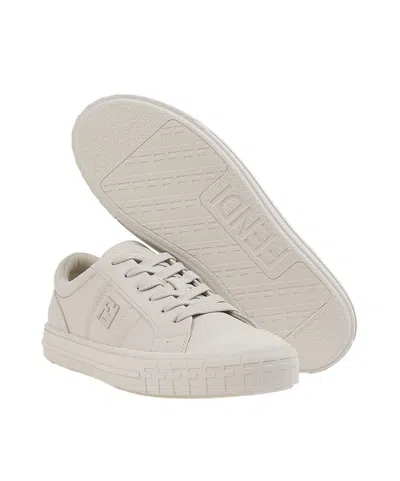 Fendi Valentino Garavani Multicolor Fabric And Mesh True Act Sneakers In White