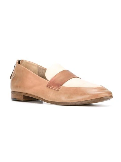 Shop Marsèll Two-tone Slippers - Nude & Neutrals