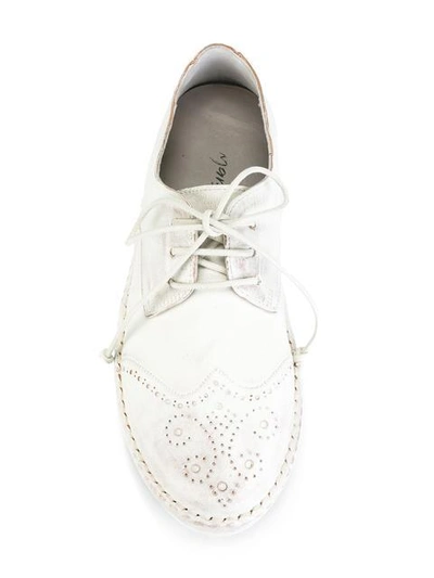 Shop Marsèll Lace Up Brogues In White