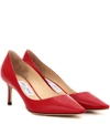 Jimmy Choo Romy 60 Patent-leather Pumps In Red
