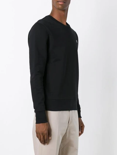 Shop Ami Alexandre Mattiussi Small Ami Sweatshirt In Black