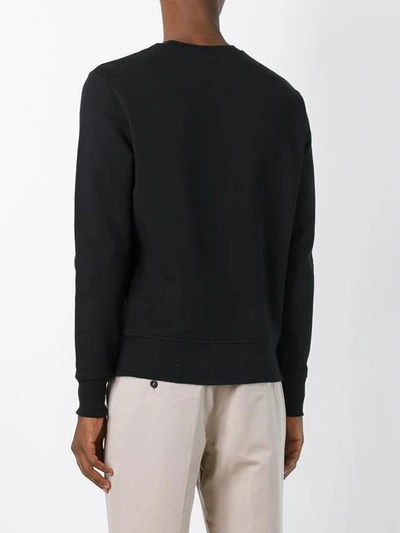 Shop Ami Alexandre Mattiussi Small Ami Sweatshirt In Black