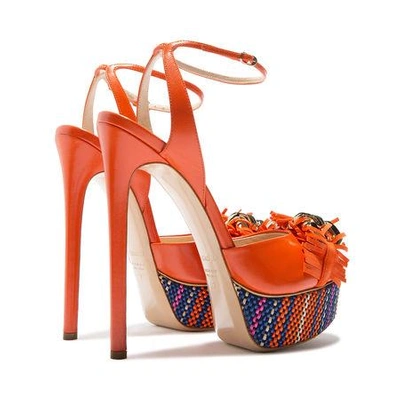 Shop Casadei Platforms In Fanta