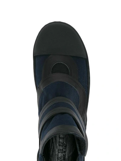 Shop Marni Blue 50 Flatform Boots