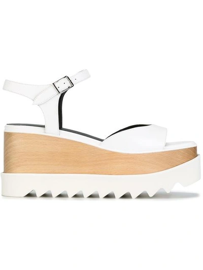 Stella Mccartney Elyse Platform Sandals In White