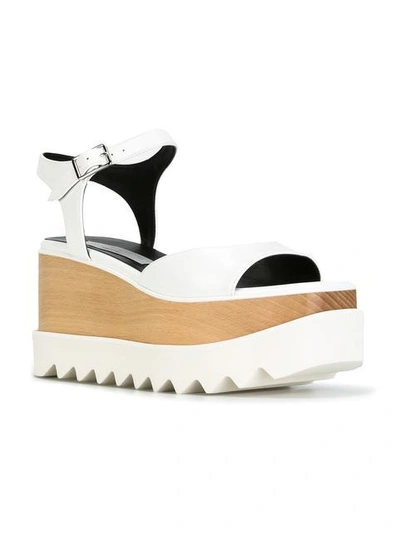 Shop Stella Mccartney Elyse Sandals In White