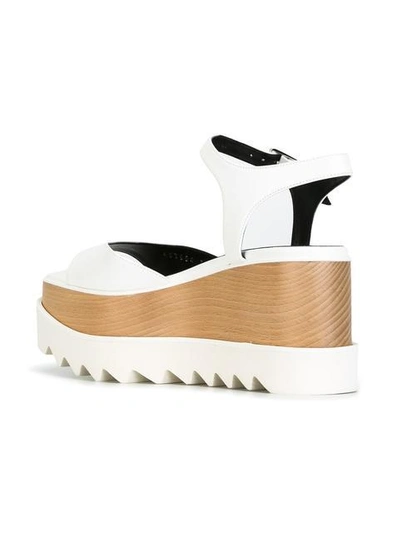 Shop Stella Mccartney Elyse Sandals In White