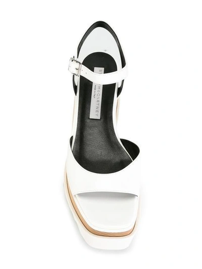 Shop Stella Mccartney Elyse Sandals In White