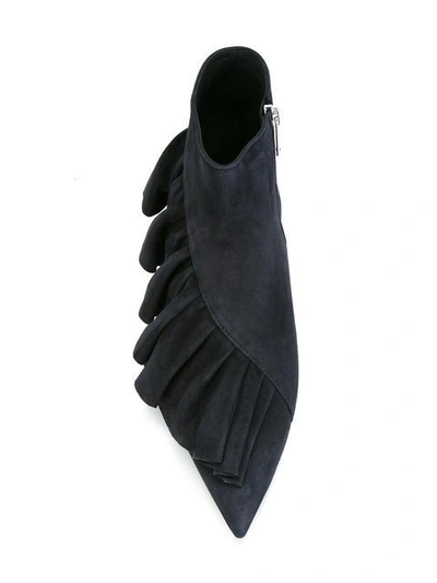 Shop Jw Anderson Ruffle Boots - Blue