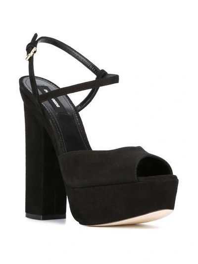 Shop Dsquared2 Ziggy Sandals In Black