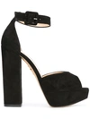 CHARLOTTE OLYMPIA CHARLOTTE OLYMPIA EUGENIE SANDALS - BLACK,C175133EUGENIEE11791820