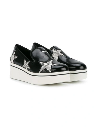 Stella Mccartney Binx Star Patent Faux-leather Platform Loafers