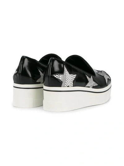 Stella Mccartney Binx Star Patent Faux-leather Platform Loafers