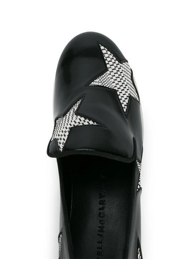 Stella Mccartney Binx Star Patent Faux-leather Platform Loafers