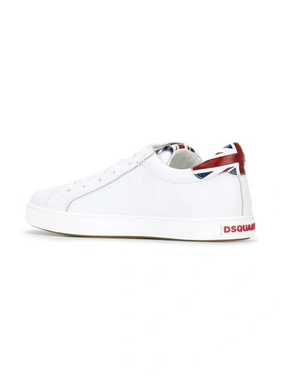 Shop Dsquared2 Tennis Club Sneakers - White