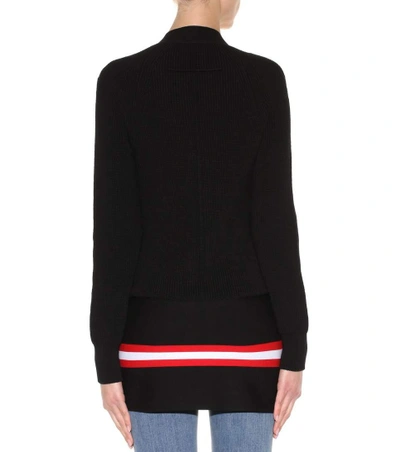 Shop Givenchy Striped Cotton-blend Cardigan In Multicolored