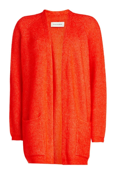By Malene Birger Cardigan With Wool And Kid Mohair In Red