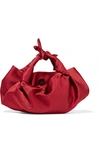 THE ROW Ascot knotted satin tote