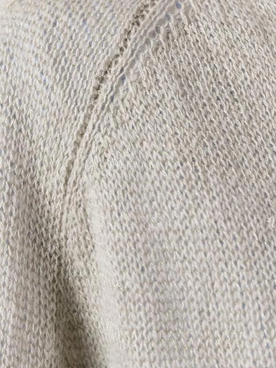Lamberto Losani Buttoned Mid Cardigan - Neutrals In Neutrals