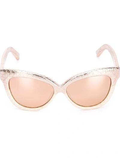 Linda Farrow '38' Sunglasses