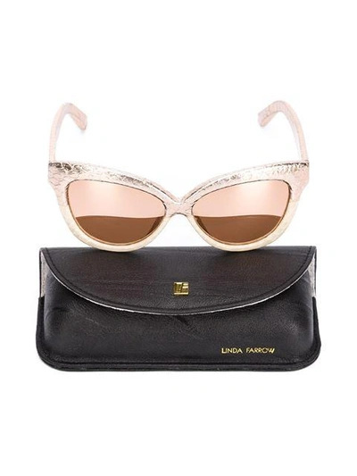 Shop Linda Farrow '38' Sunglasses