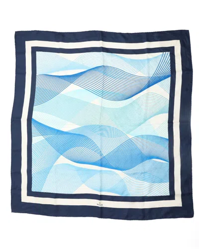 Rolex Silk Scarf In Blue