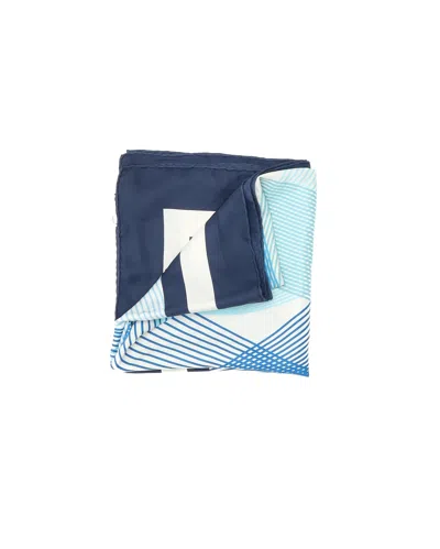 Rolex Silk Scarf In Blue