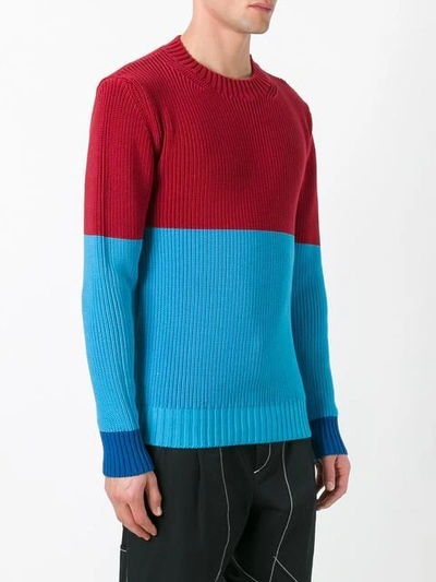 Shop Jw Anderson Colour Block Jumper In 450