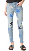 STELLA MCCARTNEY Skinny Boyfriend Star Print Jeans